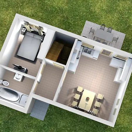 Holiday home Modernes Mit Grosser Kueche, Terrasse & Garten